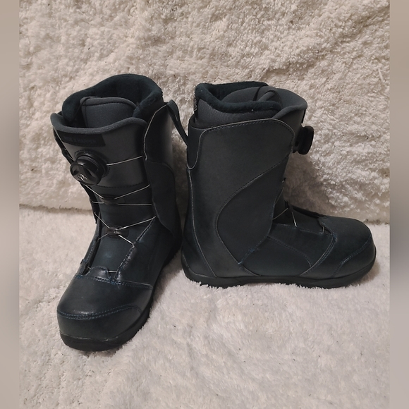 Ride x Harper Teal Womans Snowboard Boots (Size 7.5) w/ Boa - Picture 2 of 7
